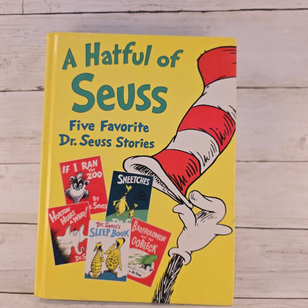 VTG A Hatful of Seuss Five Favorite Dr Seuss Stories Hardcover Random House 1997